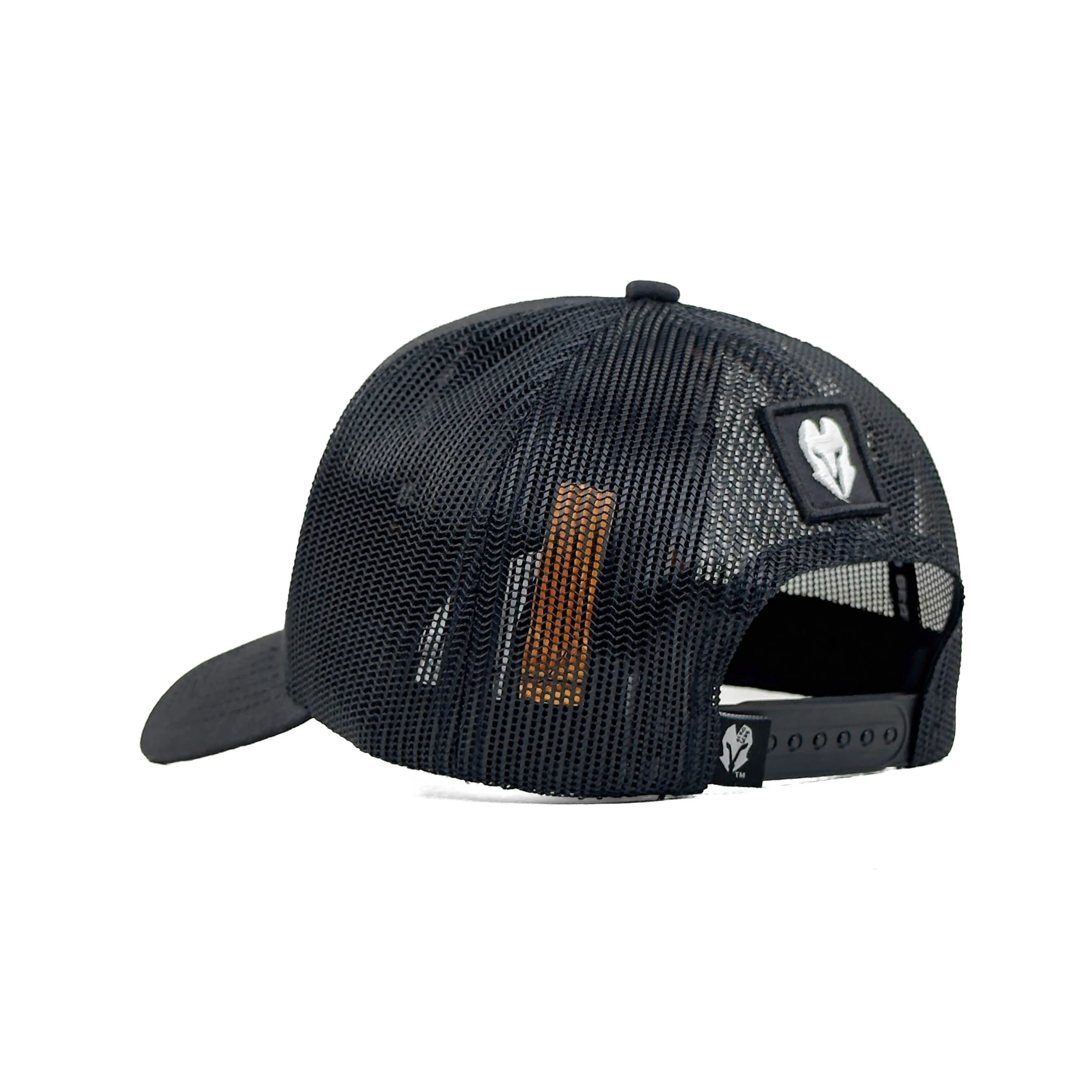 HEAD GEAR SOLID BLACK TRUCKER CAP - Image 10