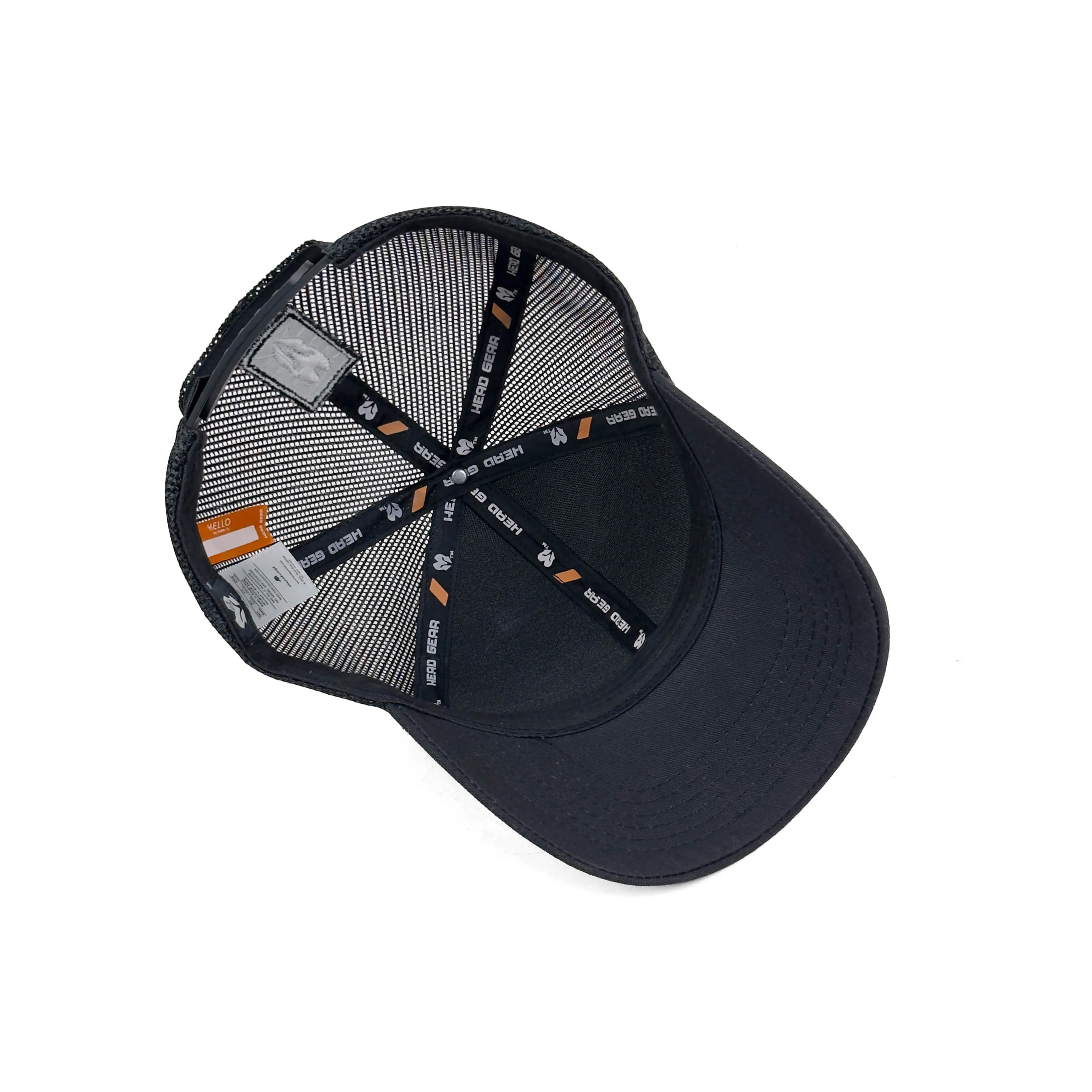 HEAD GEAR SOLID BLACK TRUCKER CAP - Image 12