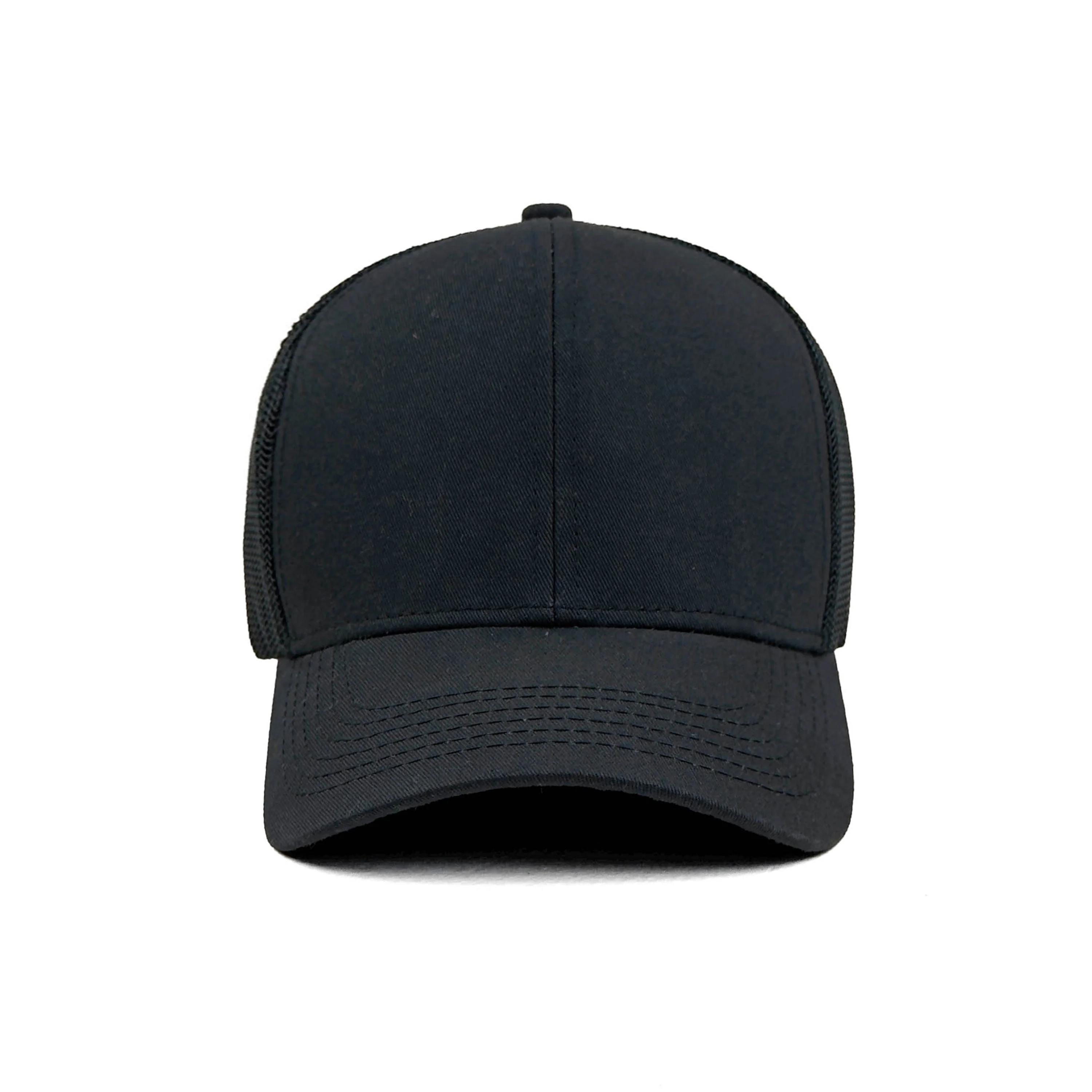 HEAD GEAR SOLID BLACK TRUCKER CAP - Image 6