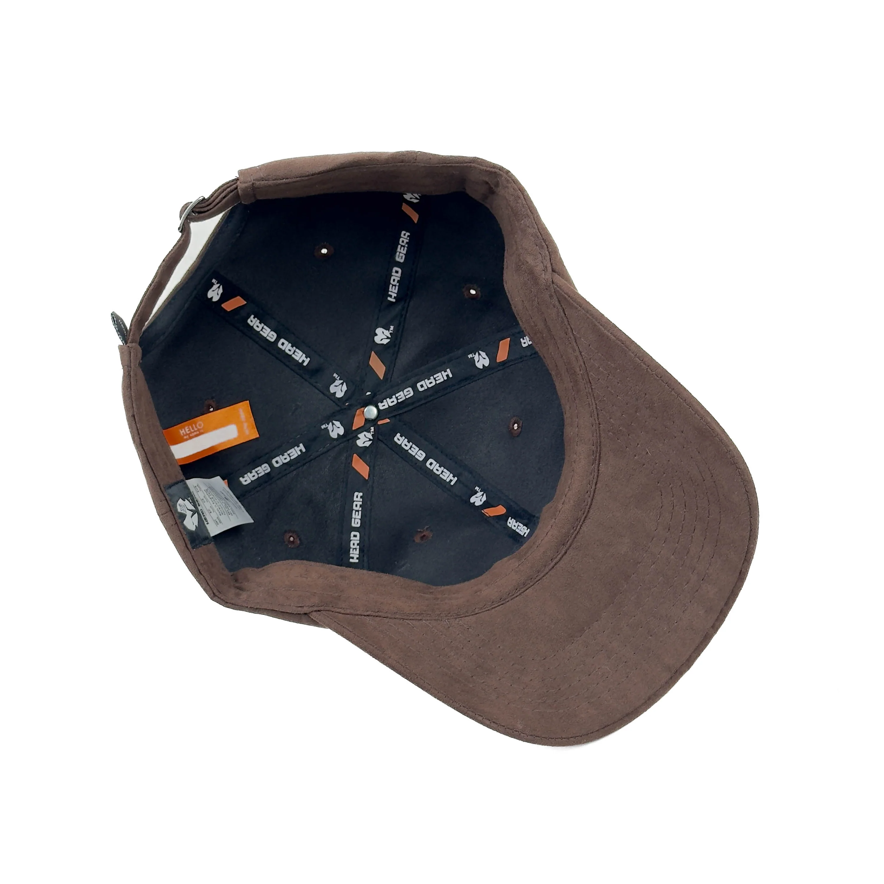 HEAD GEAR SOLID CHOCOLATE SUEDE CAP - Image 12