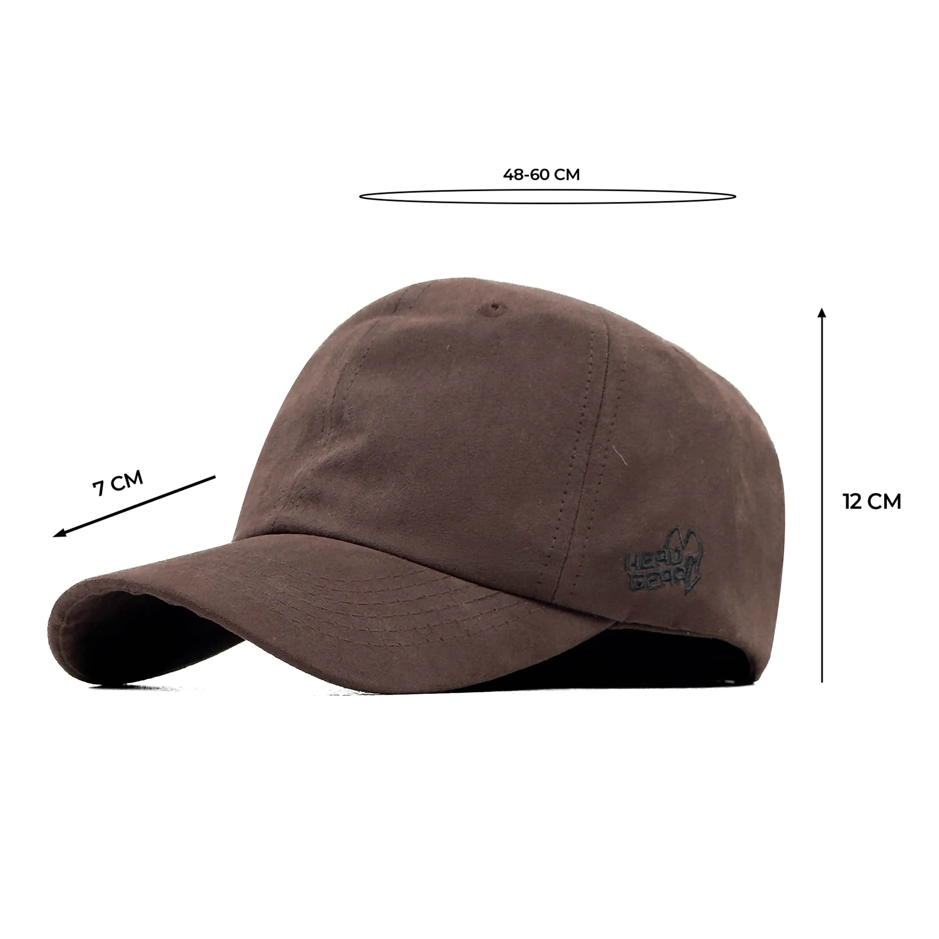 HEAD GEAR SOLID CHOCOLATE SUEDE CAP - Image 13