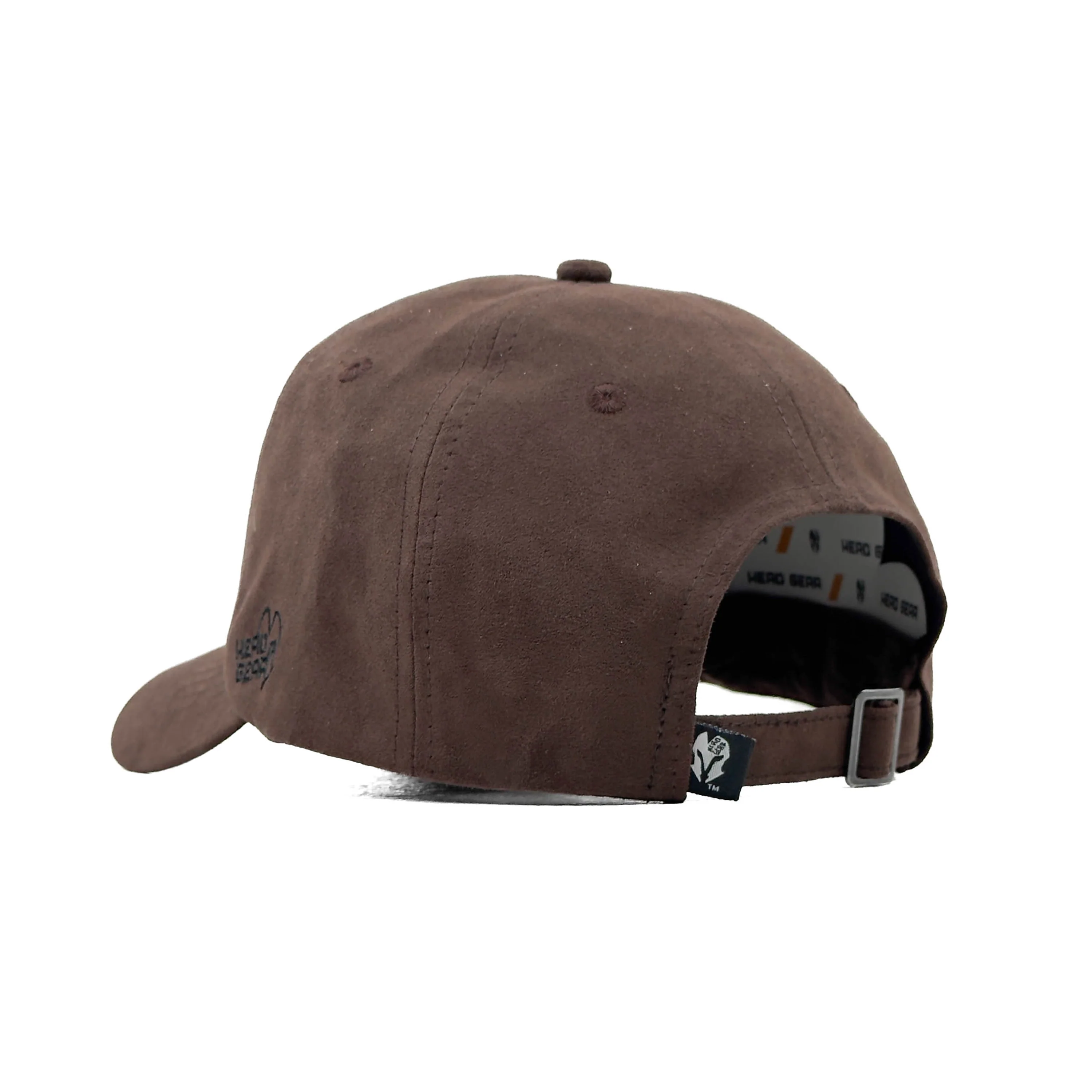 HEAD GEAR SOLID CHOCOLATE SUEDE CAP - Image 9
