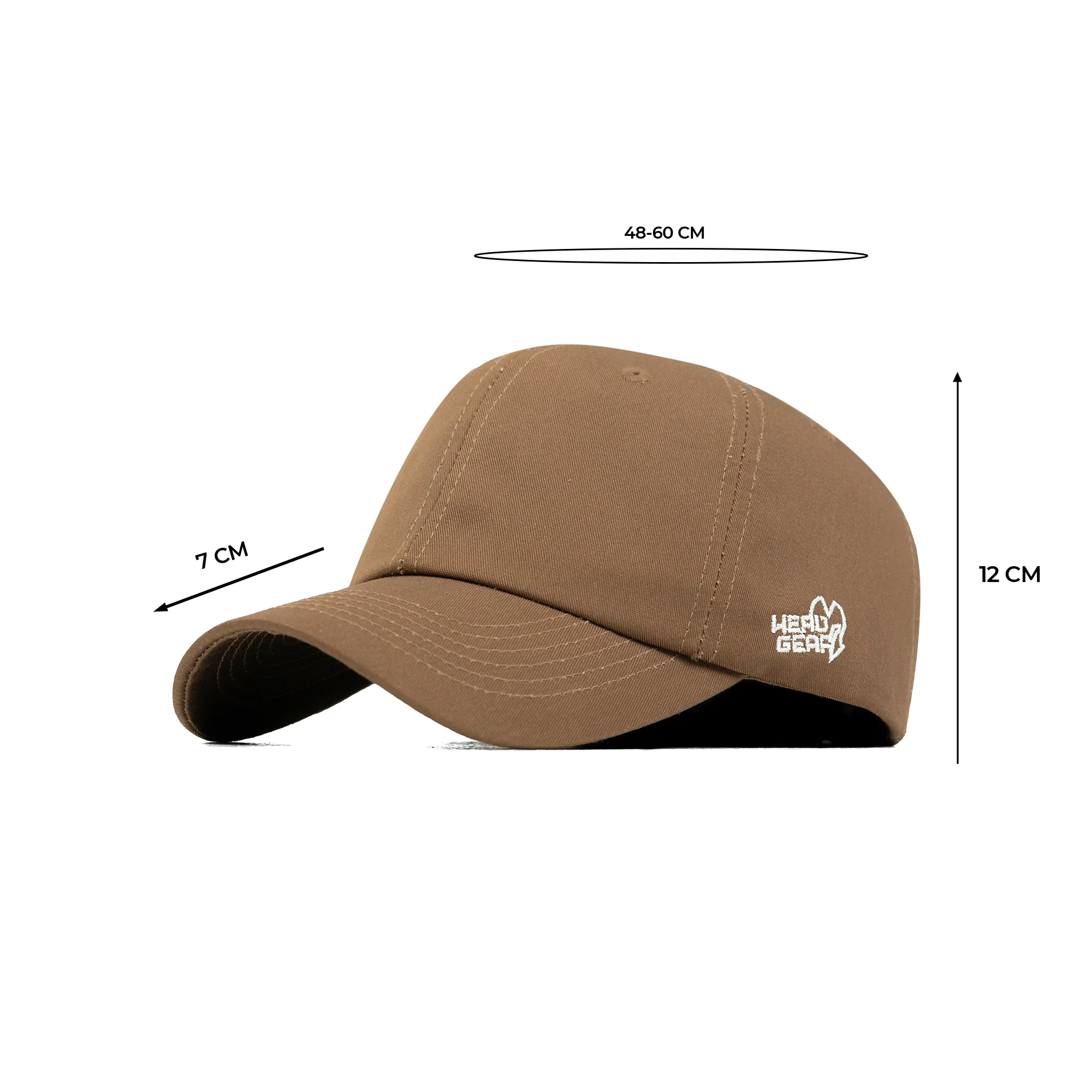 HEAD GEAR SOLID DARK BROWN CAP - Image 14
