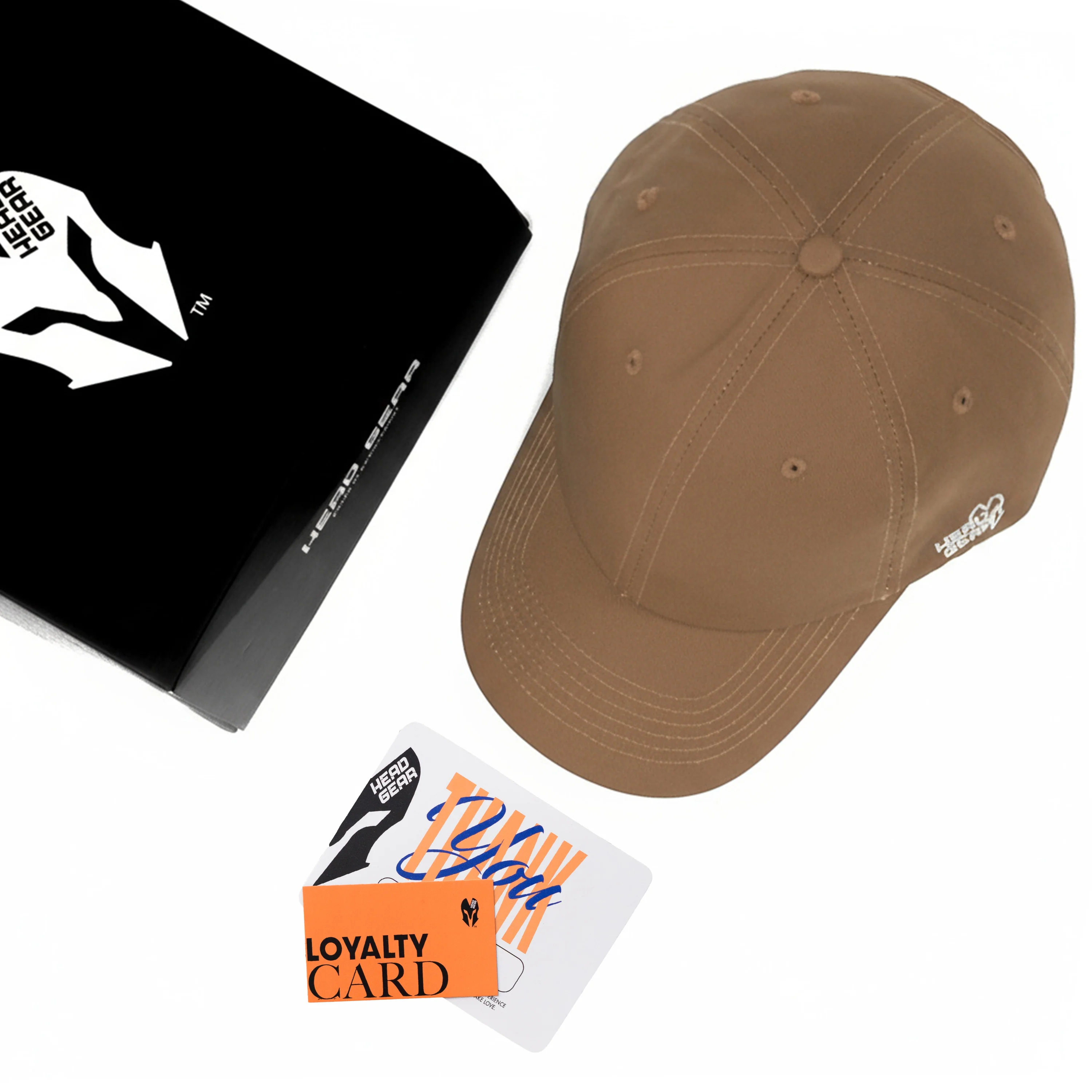 HEAD GEAR SOLID DARK BROWN CAP - Image 2