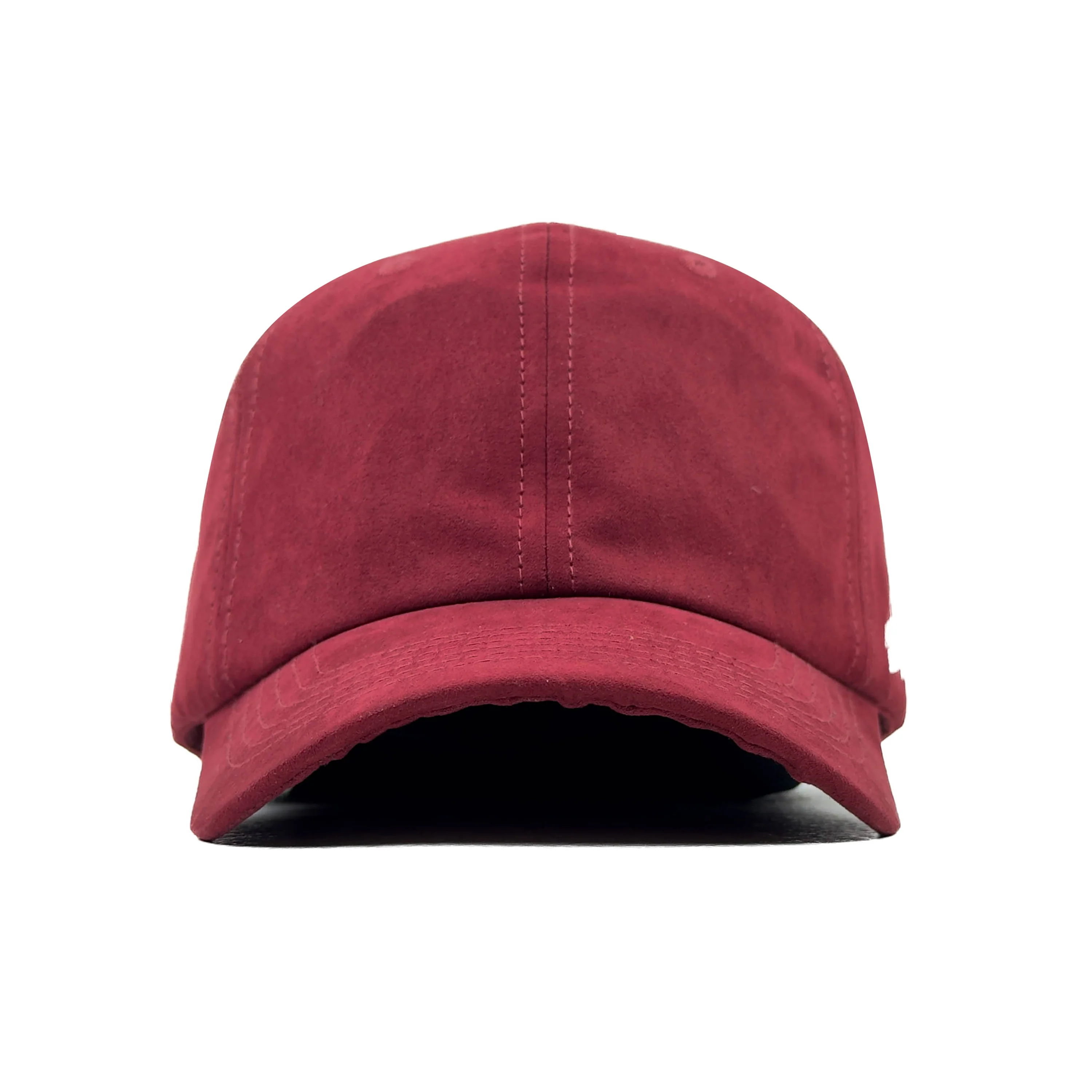 HEAD GEAR SOLID DARK RED SUEDE CAP - Image 4