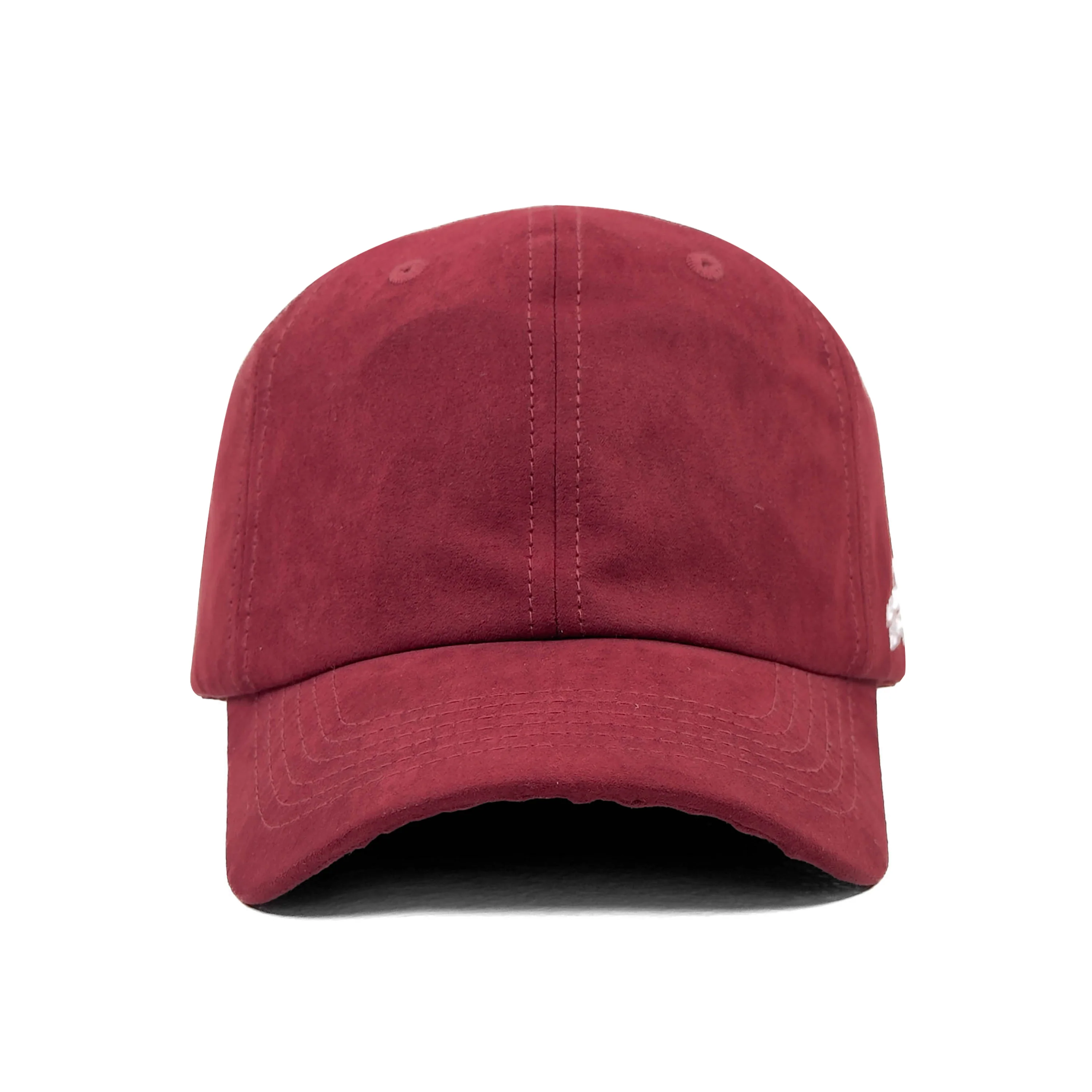 HEAD GEAR SOLID DARK RED SUEDE CAP - Image 6