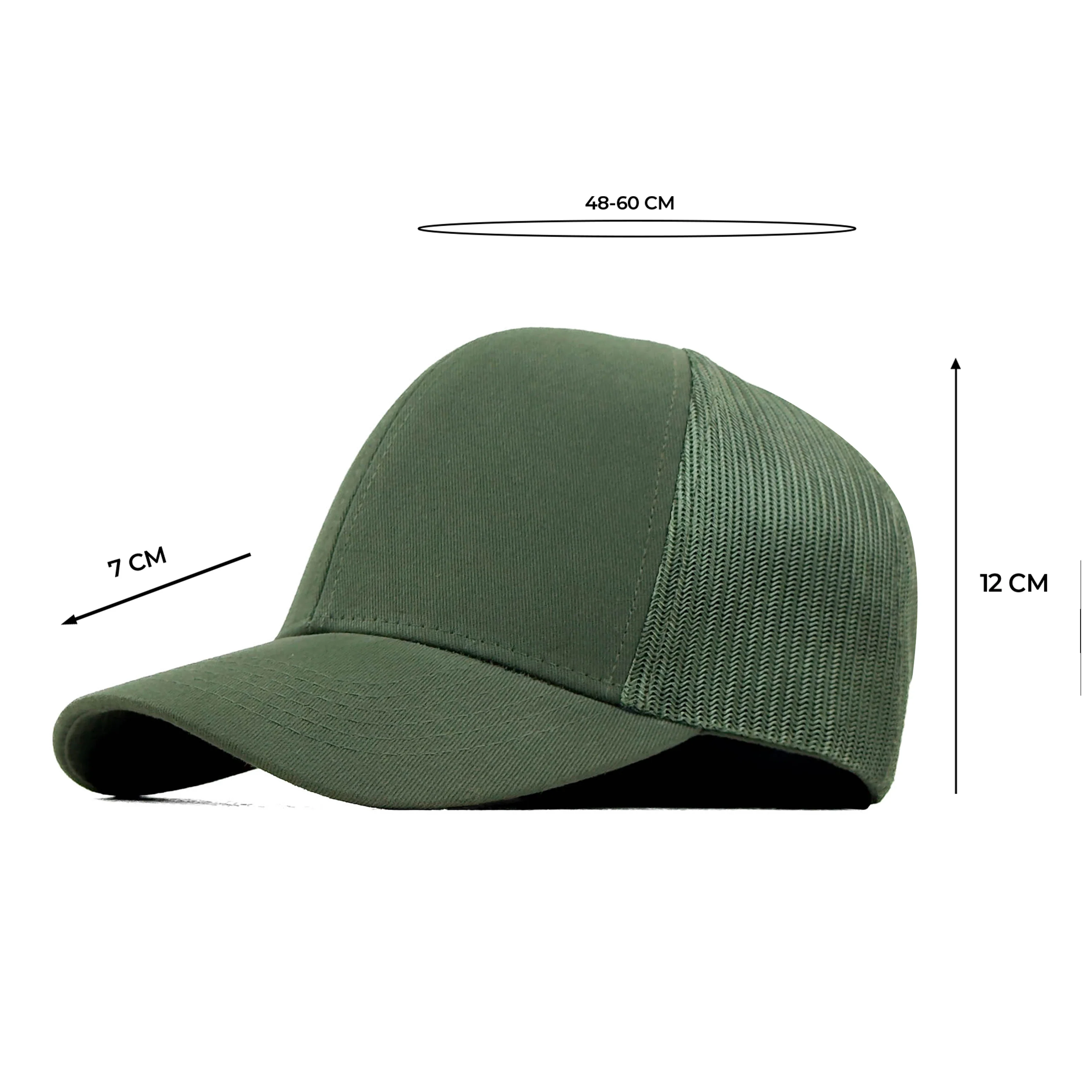 HEAD GEAR SOLID GREEN TRUCKER CAP - Image 13