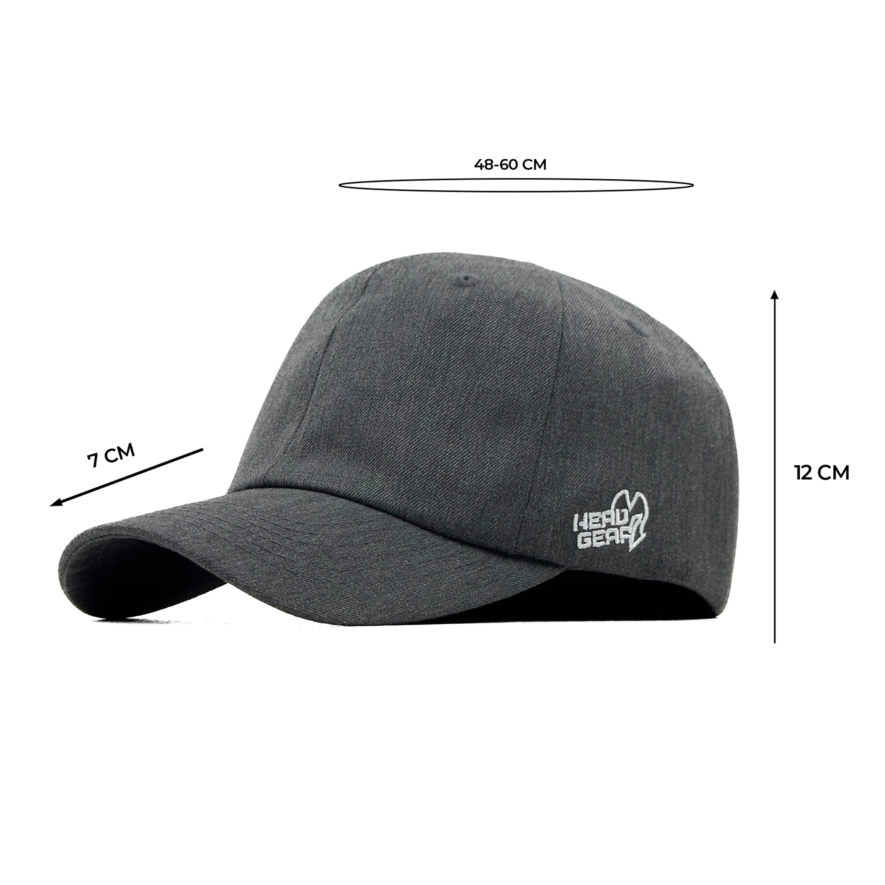 HEAD GEAR SOLID GREY MELANGE CAP - Image 13