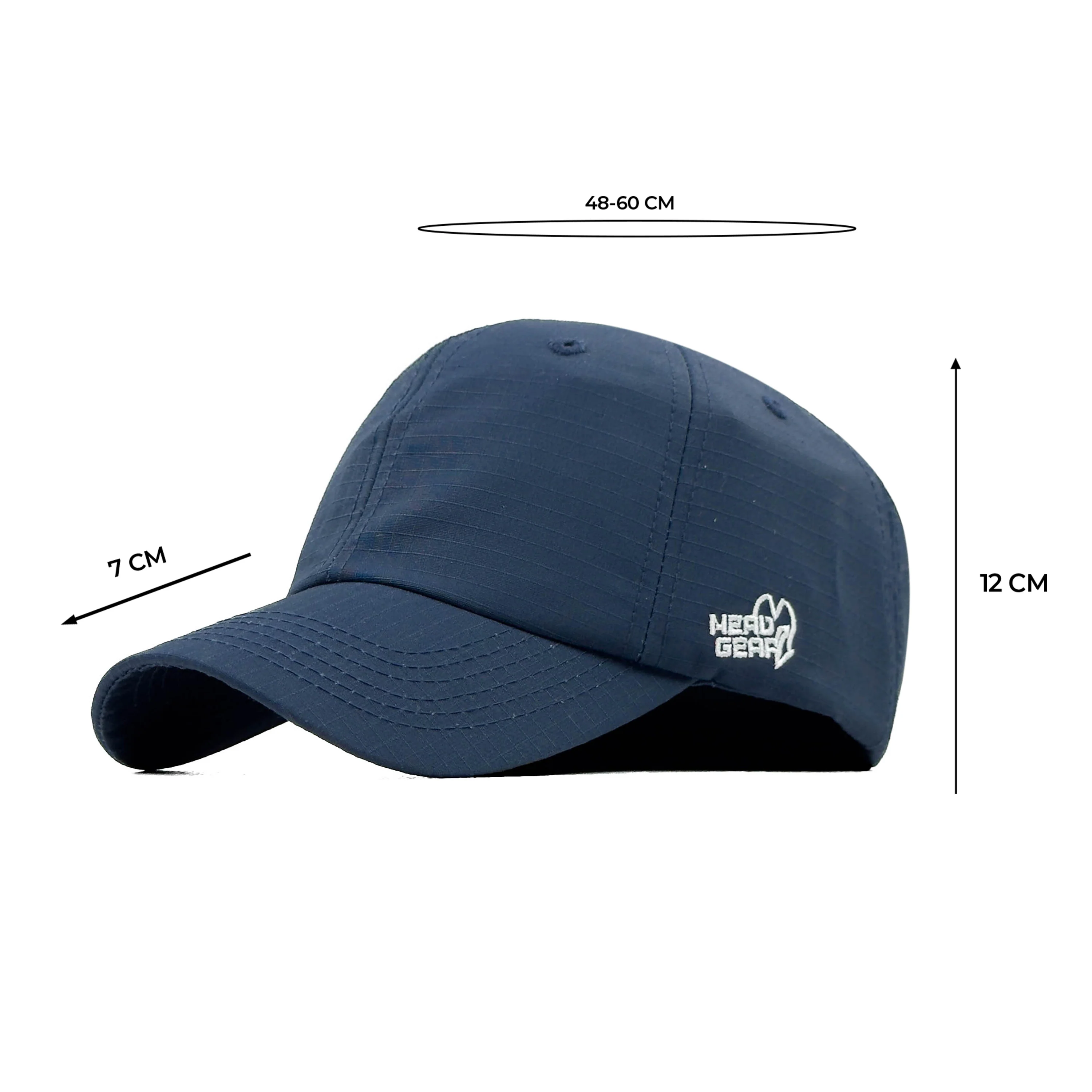 HEAD GEAR SOLID NAVY BLUE TEXTURED TWILL CAP - Image 13