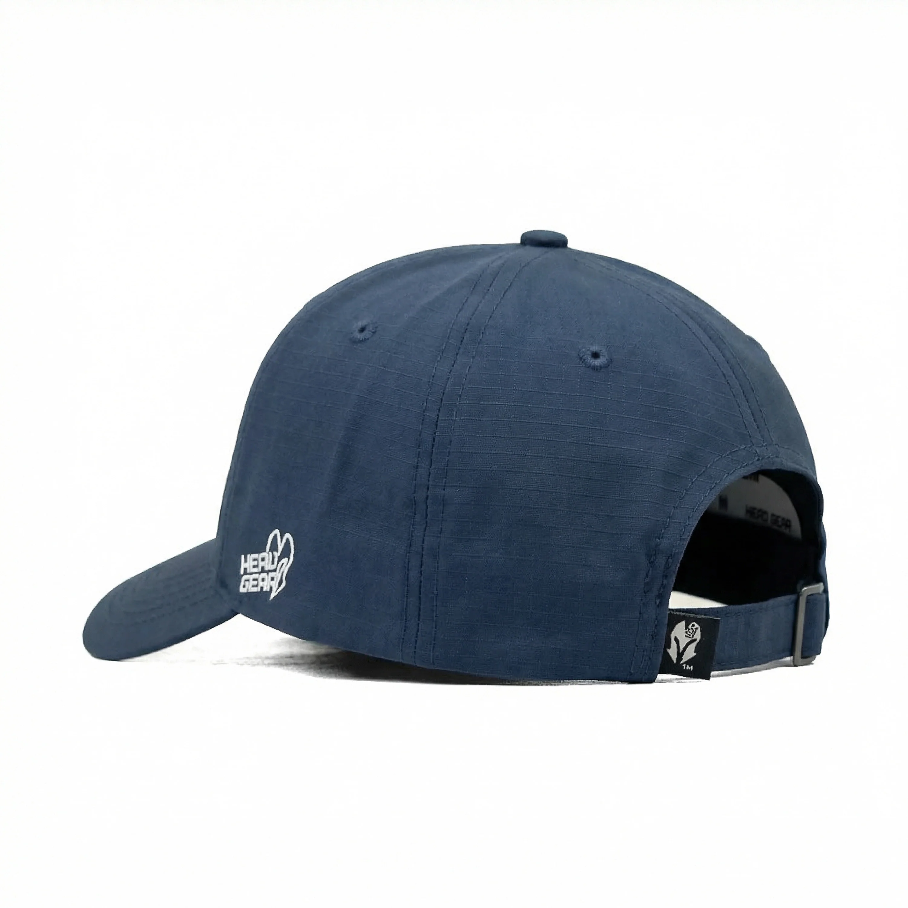 HEAD GEAR SOLID NAVY BLUE TEXTURED TWILL CAP - Image 9