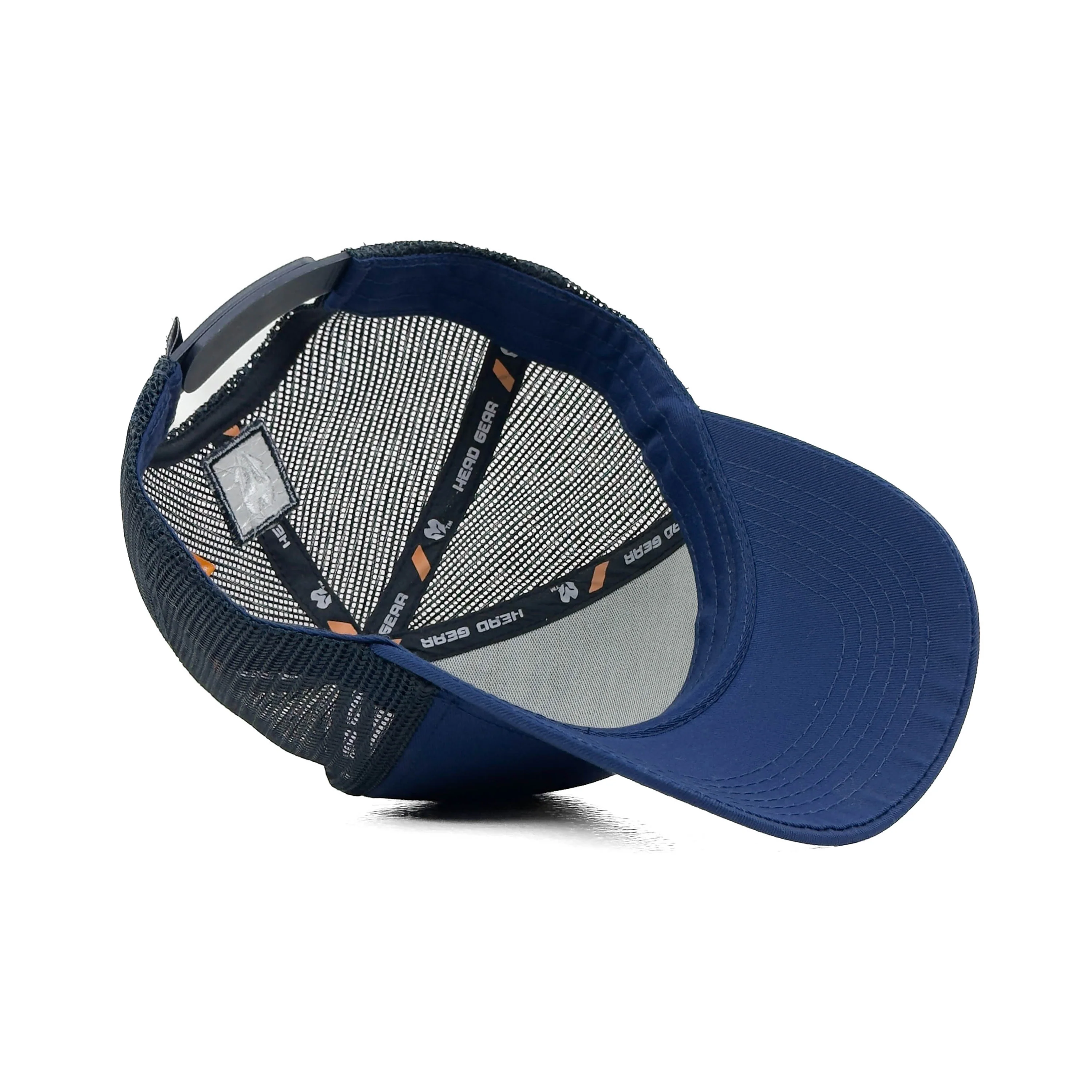 HEAD GEAR SOLID NAVY BLUE TRUCKER CAP - Image 11
