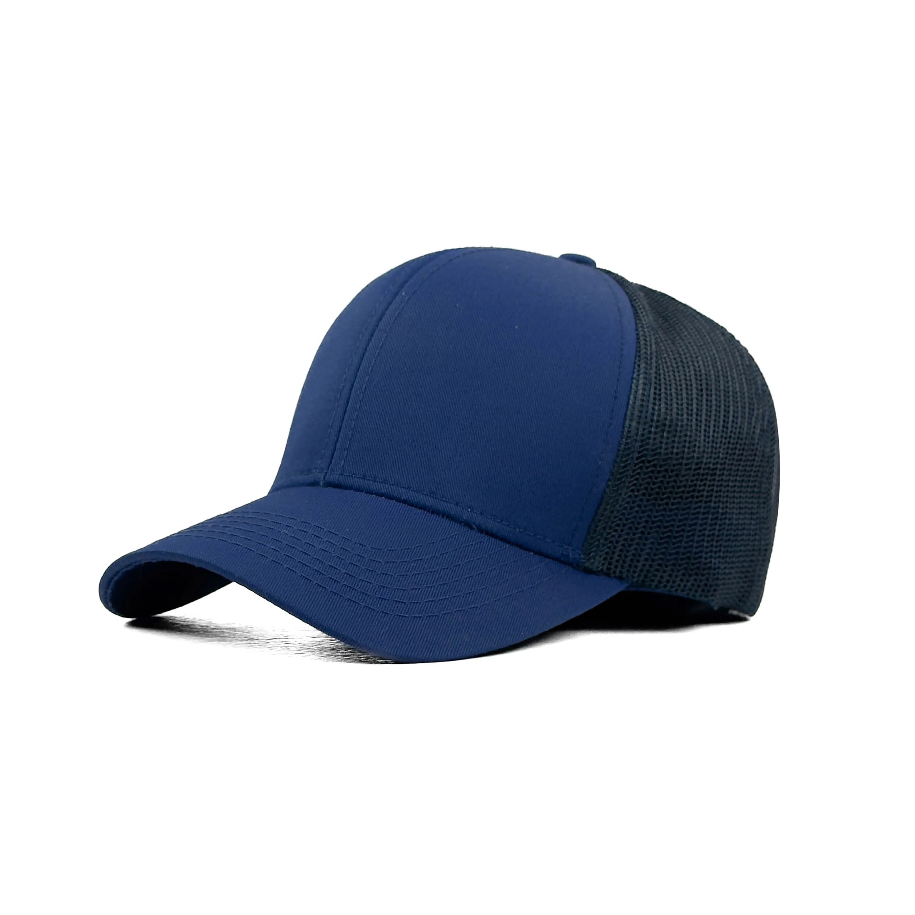 HEAD GEAR SOLID NAVY BLUE TRUCKER CAP - Image 5