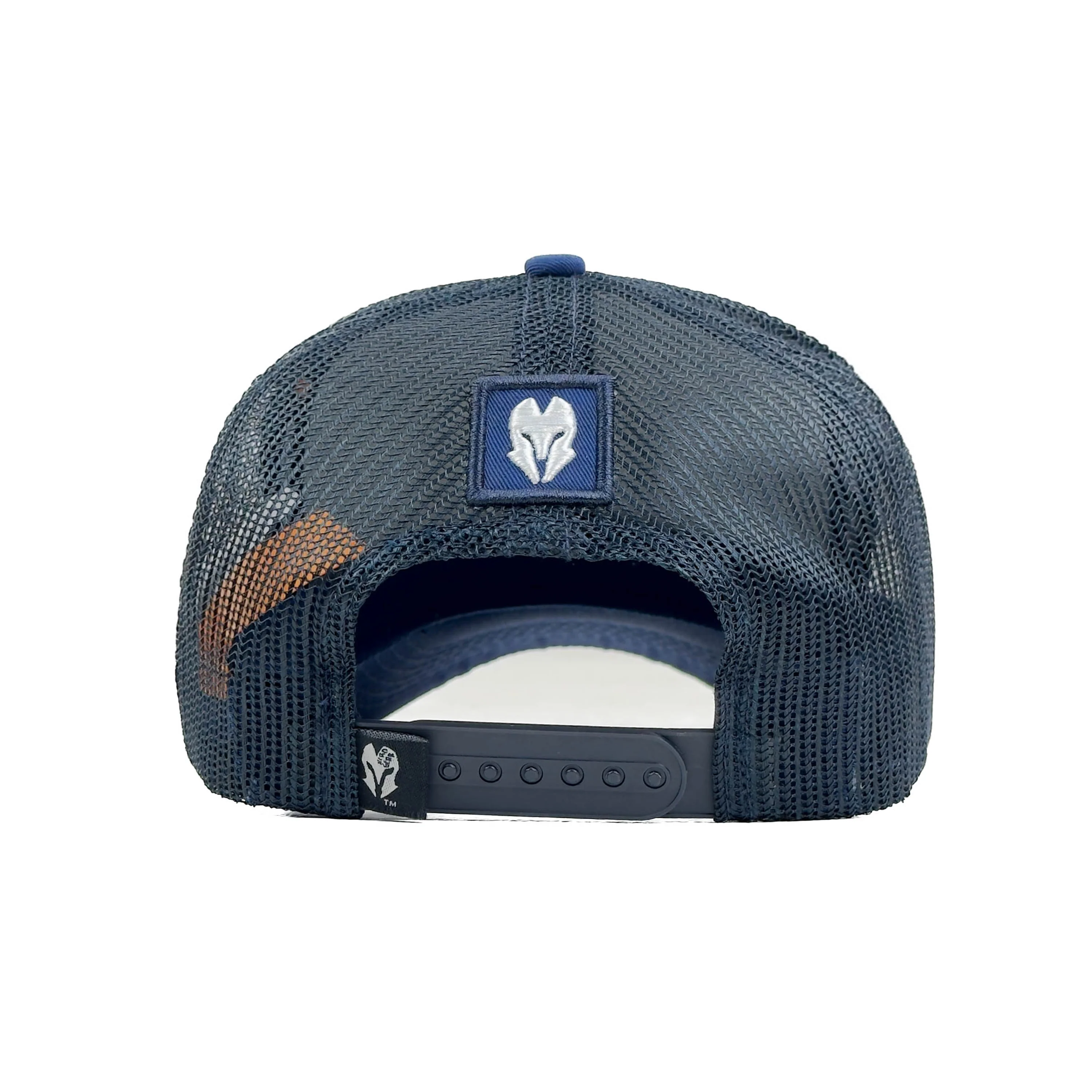 HEAD GEAR SOLID NAVY BLUE TRUCKER CAP - Image 9