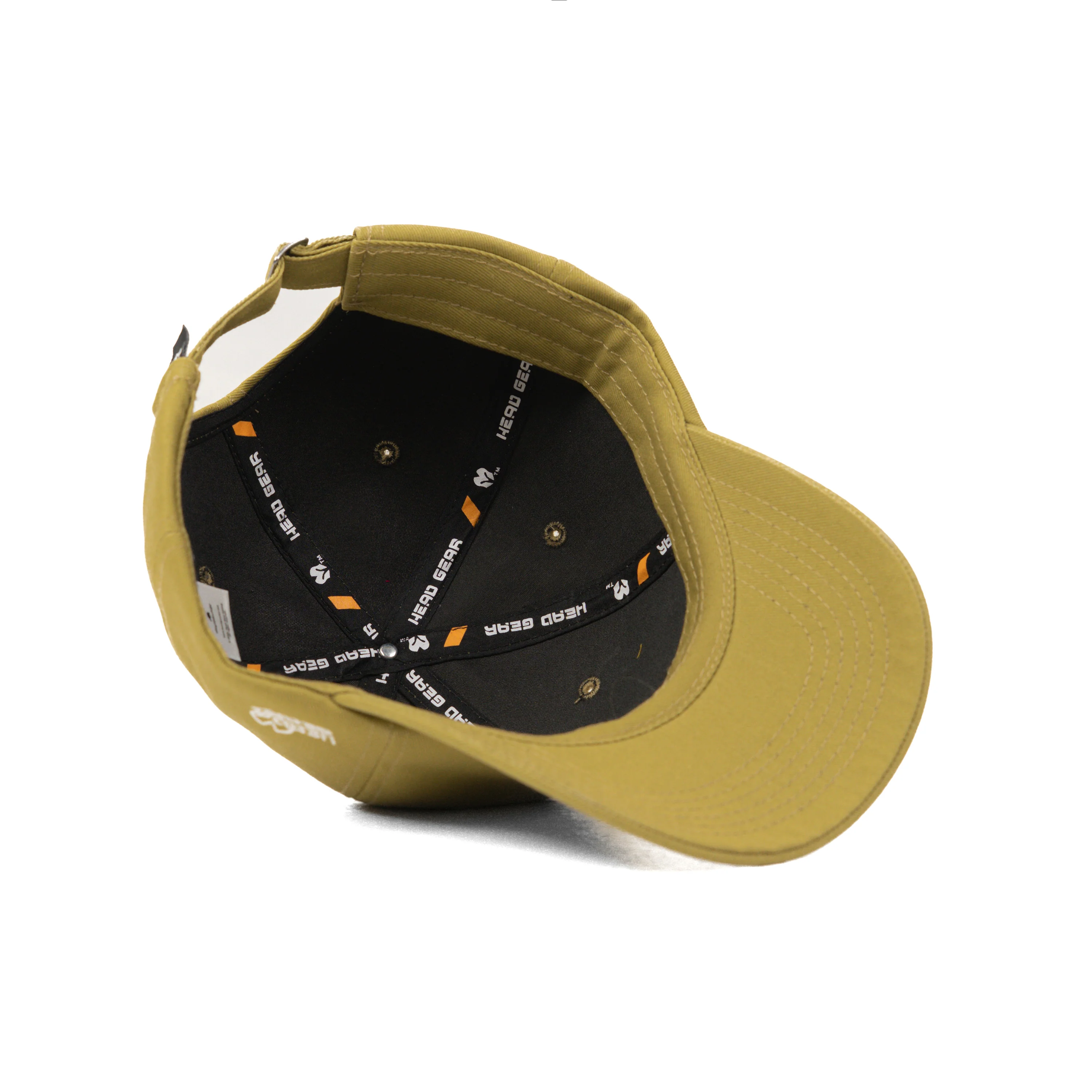 HEAD GEAR SOLID OLIVE YELLOW CAP - Image 12