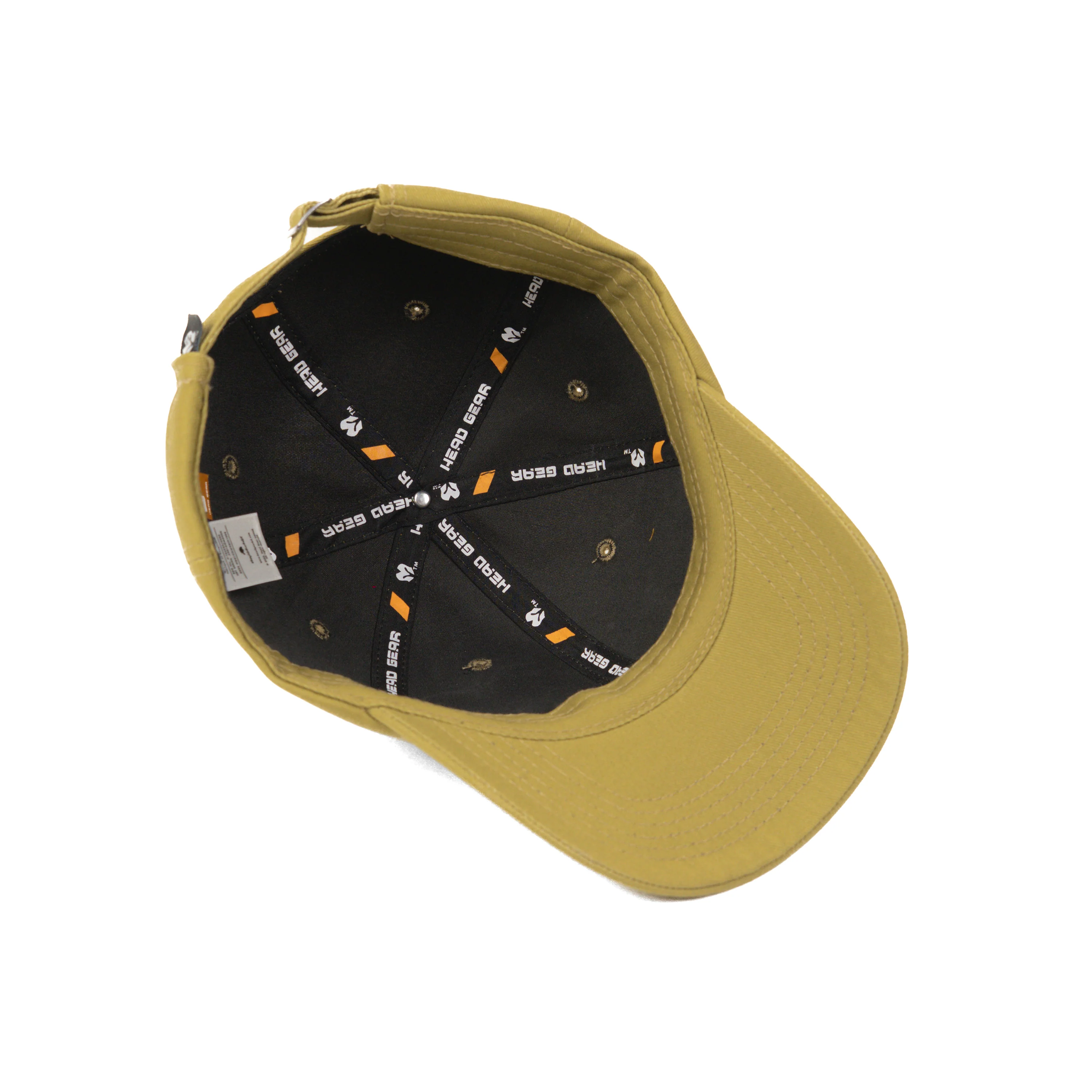 HEAD GEAR SOLID OLIVE YELLOW CAP - Image 13