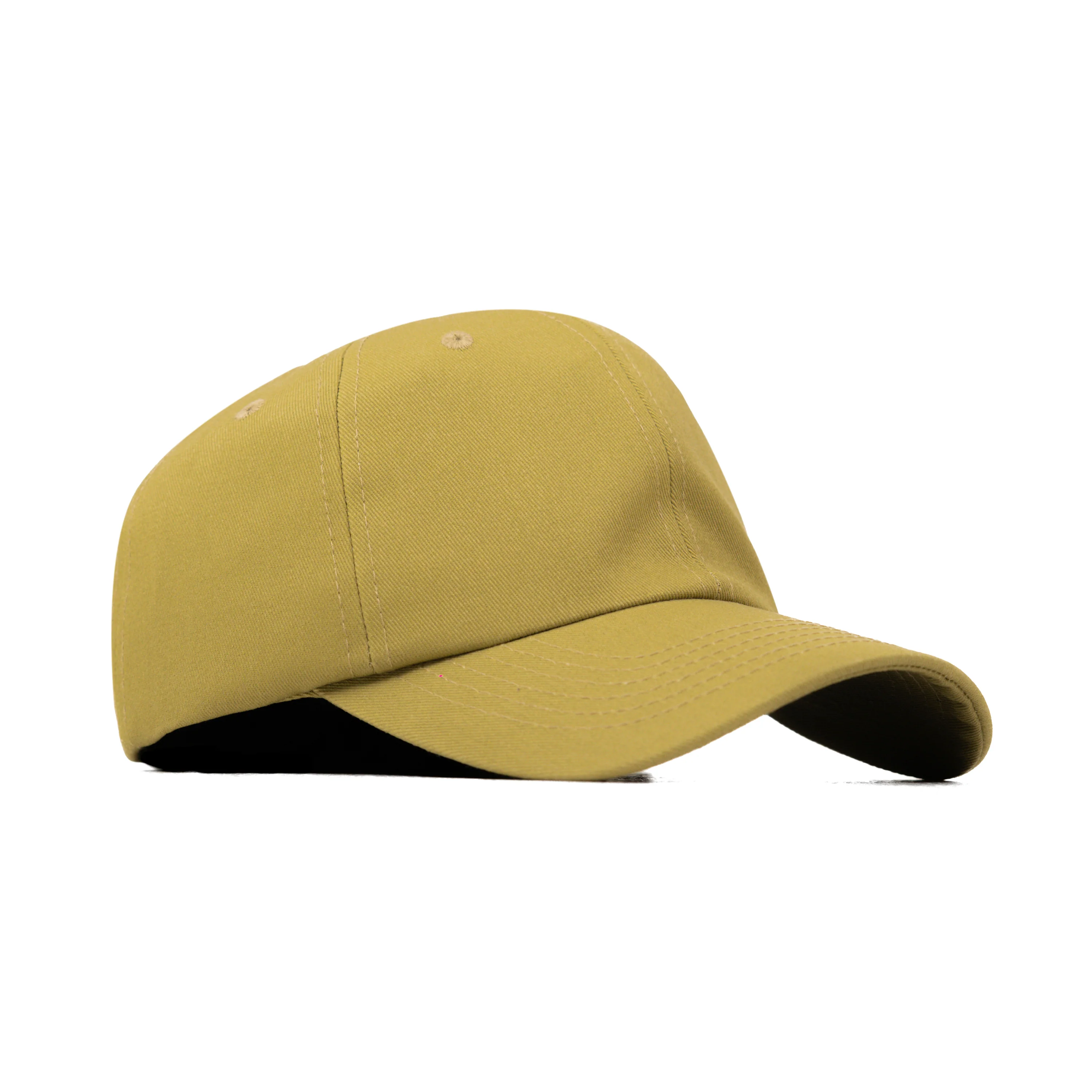 HEAD GEAR SOLID OLIVE YELLOW CAP - Image 3