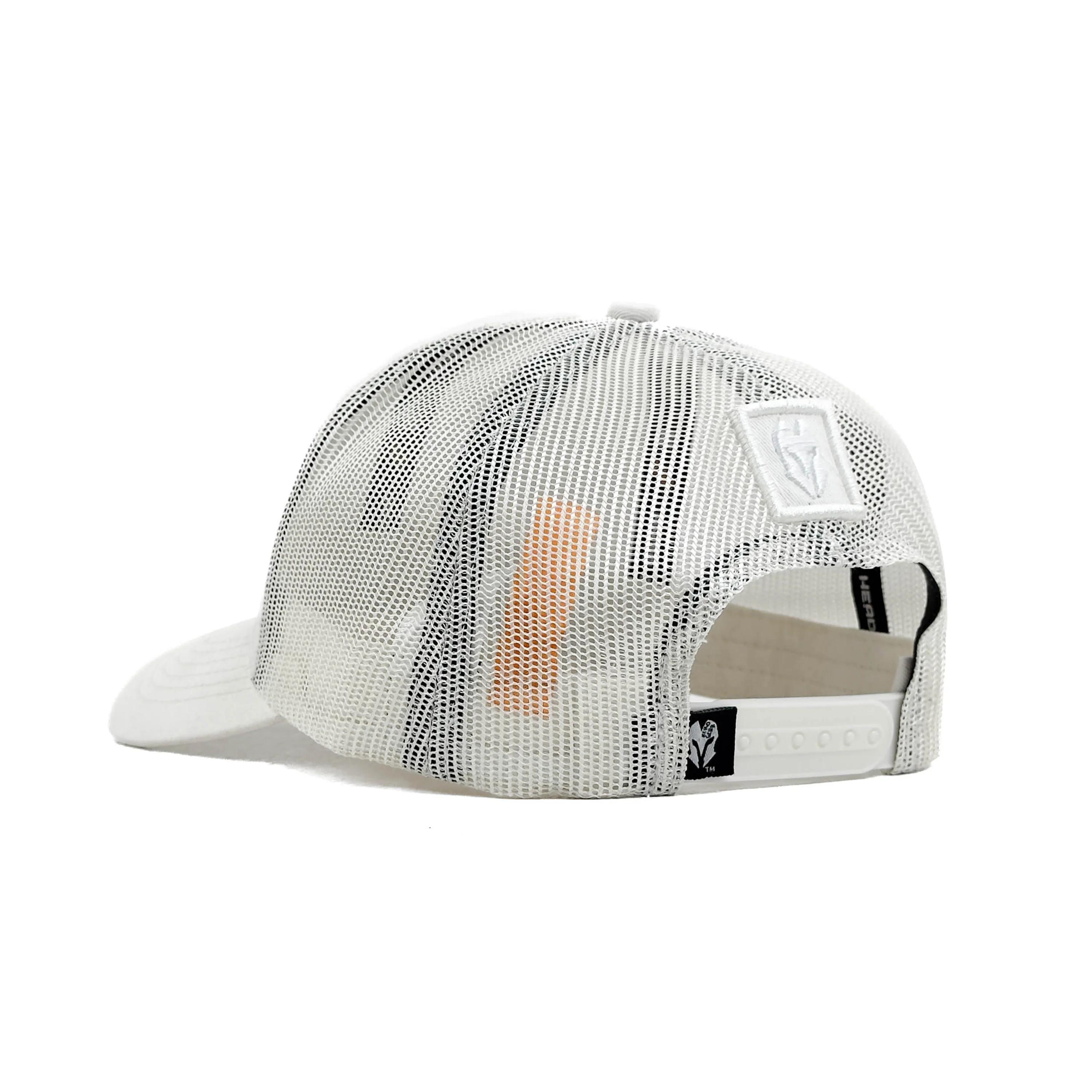 HEAD GEAR SOLID WHITE TRUCKER CAP - Image 10