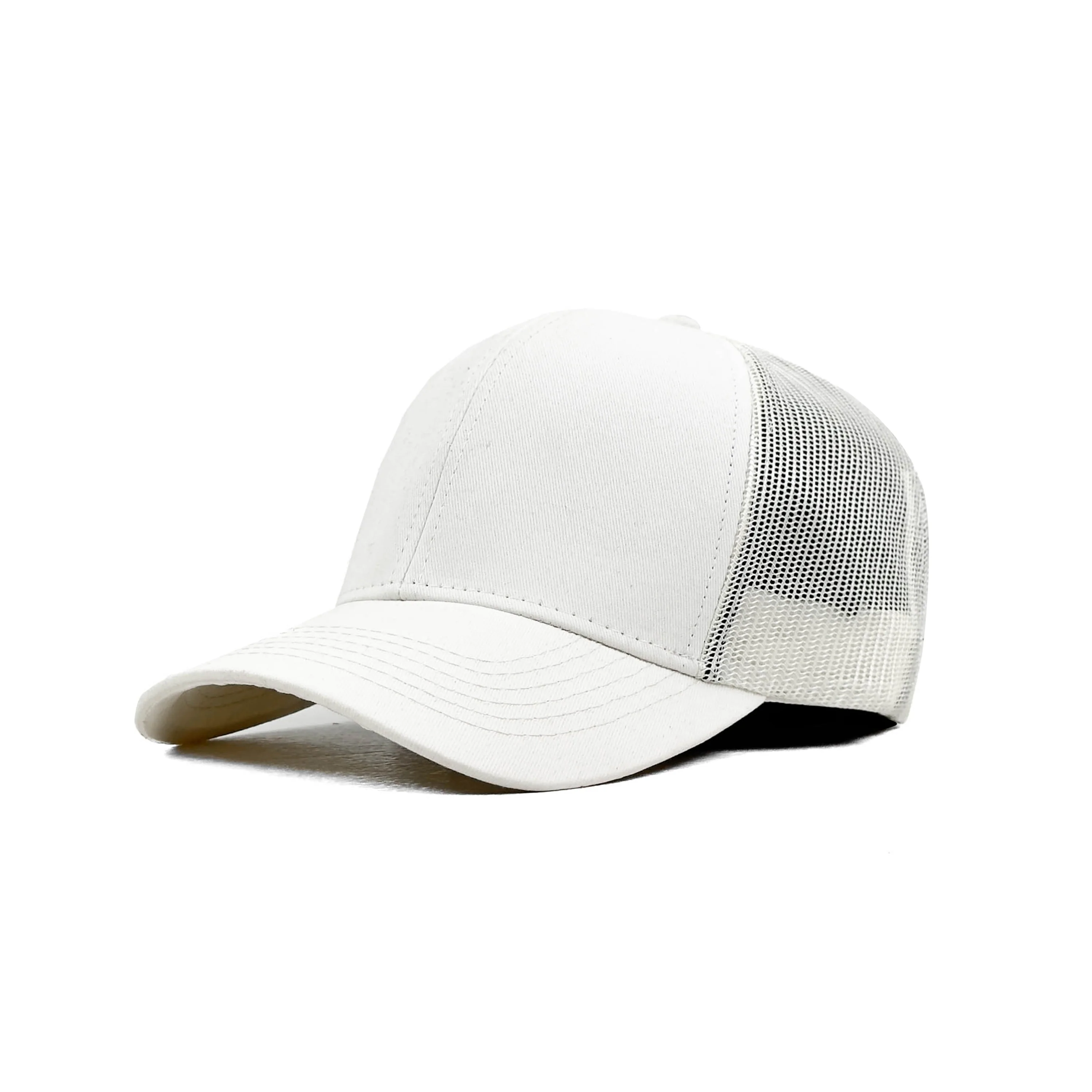 HEAD GEAR SOLID WHITE TRUCKER CAP - Image 5