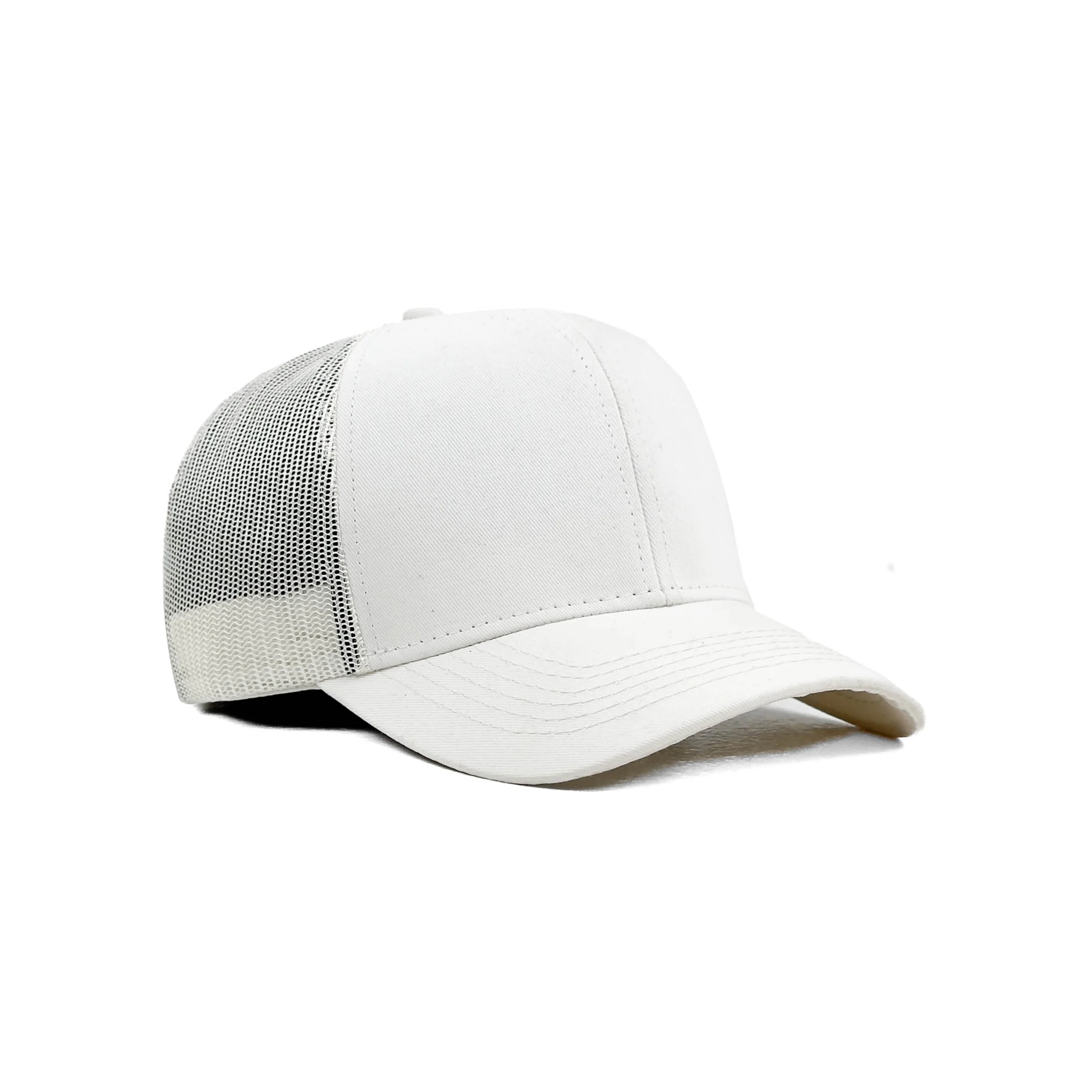 HEAD GEAR SOLID WHITE TRUCKER CAP - Image 7