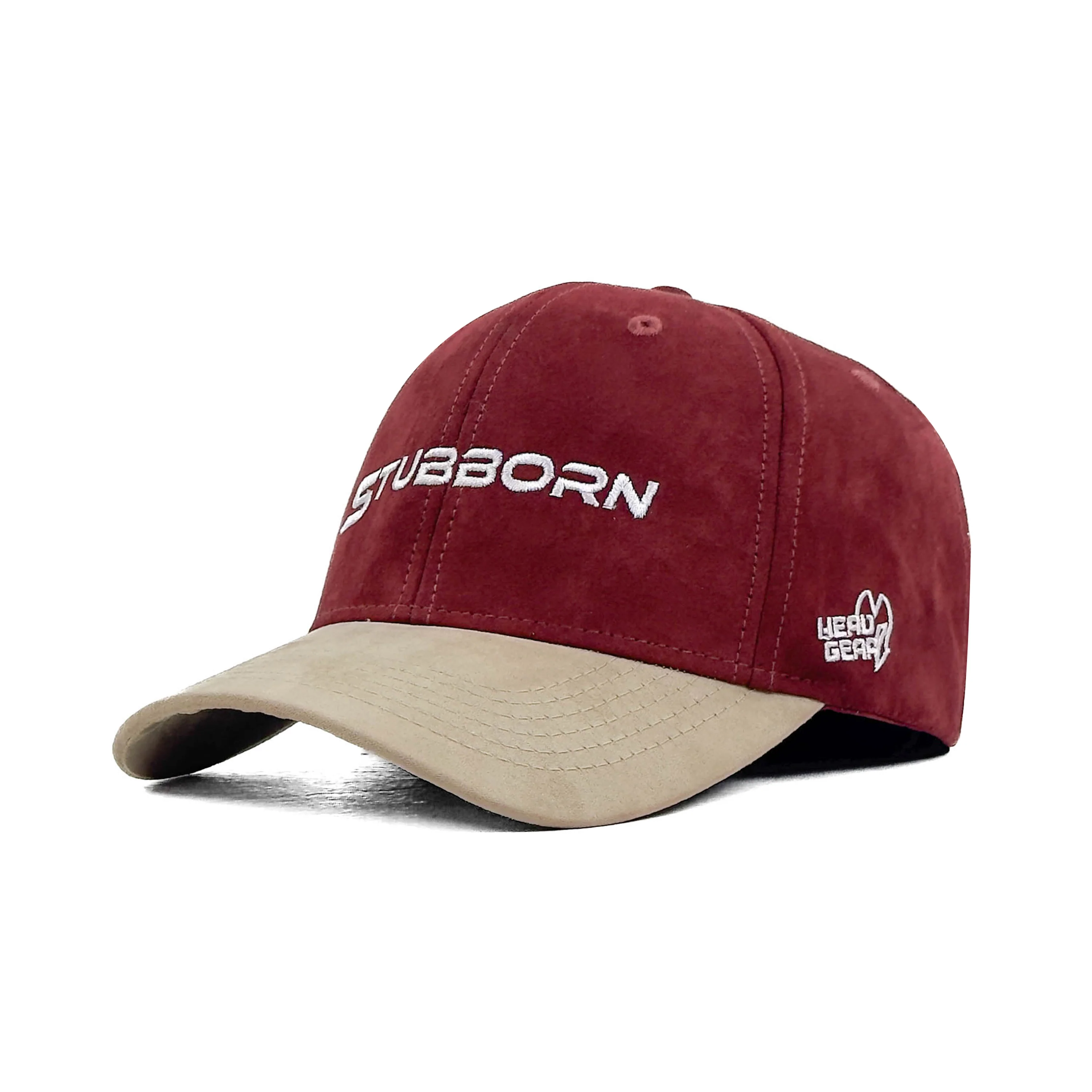 HEAD GEAR STUBBORN MAROON AND OFF-WHITE CAP - Image 5