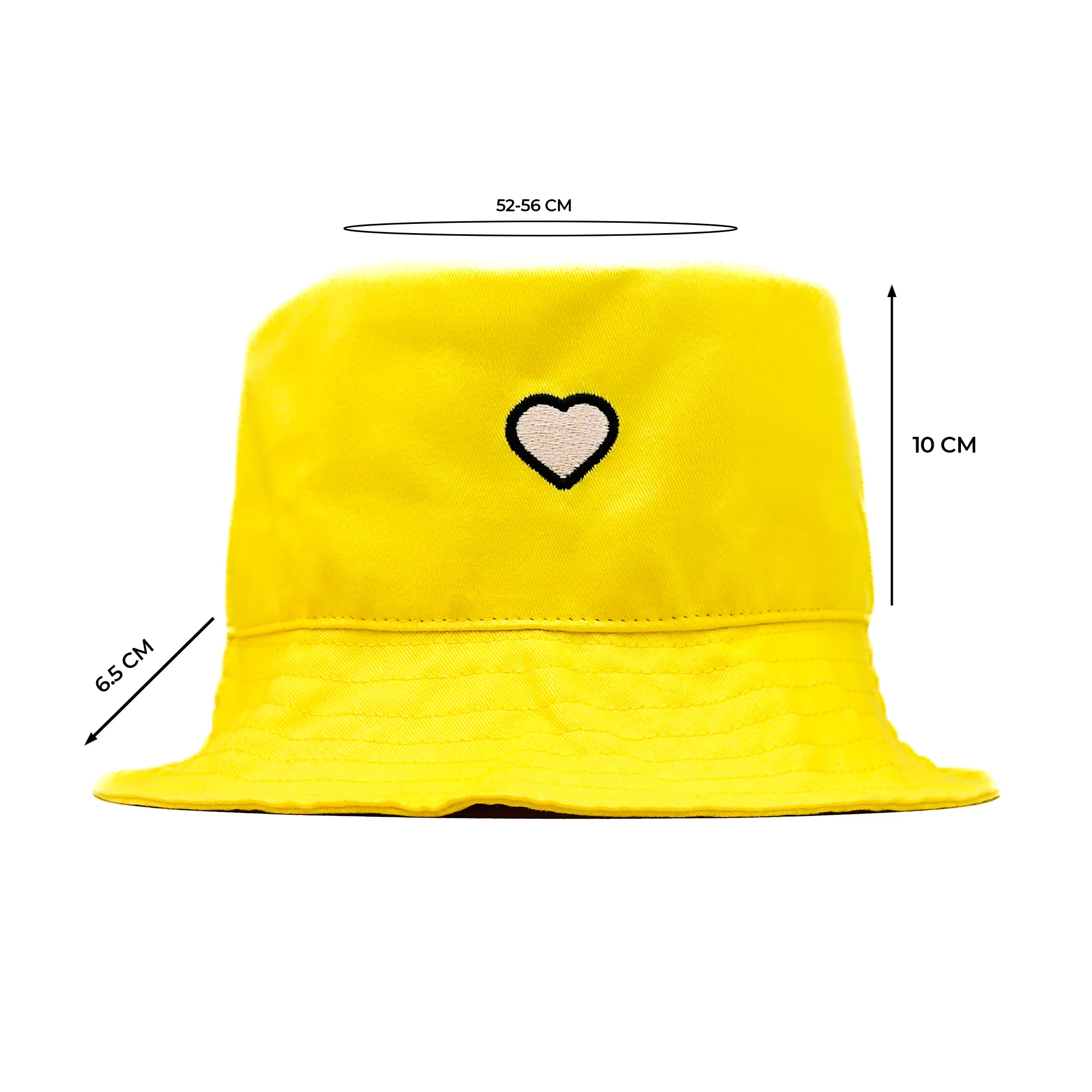 HEAD GEAR SUNNY HEART BUCKET HAT - Image 4