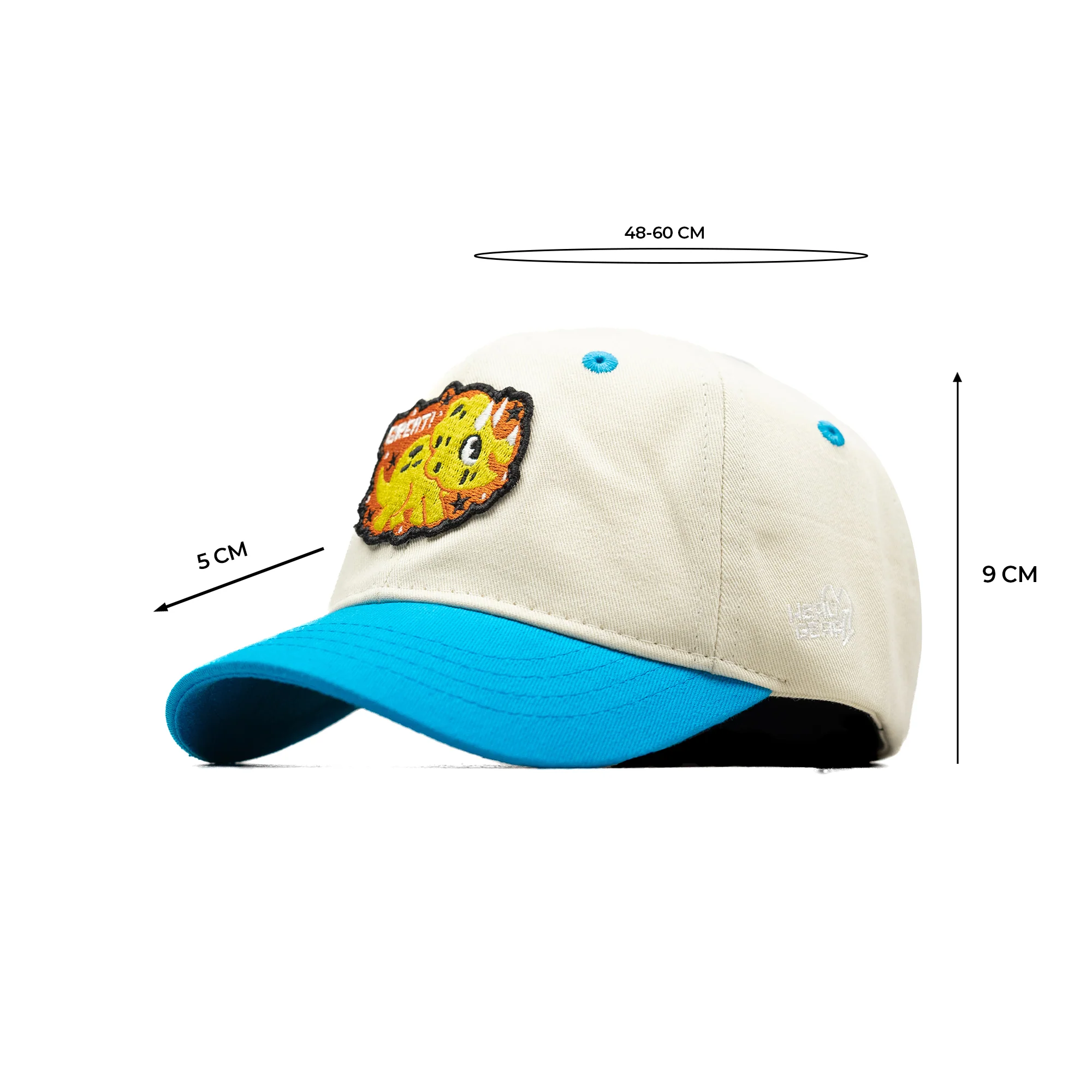 HEAD GEAR WHITE AND BLUE DINOSAUR EDITION KIDS CAP - Image 14