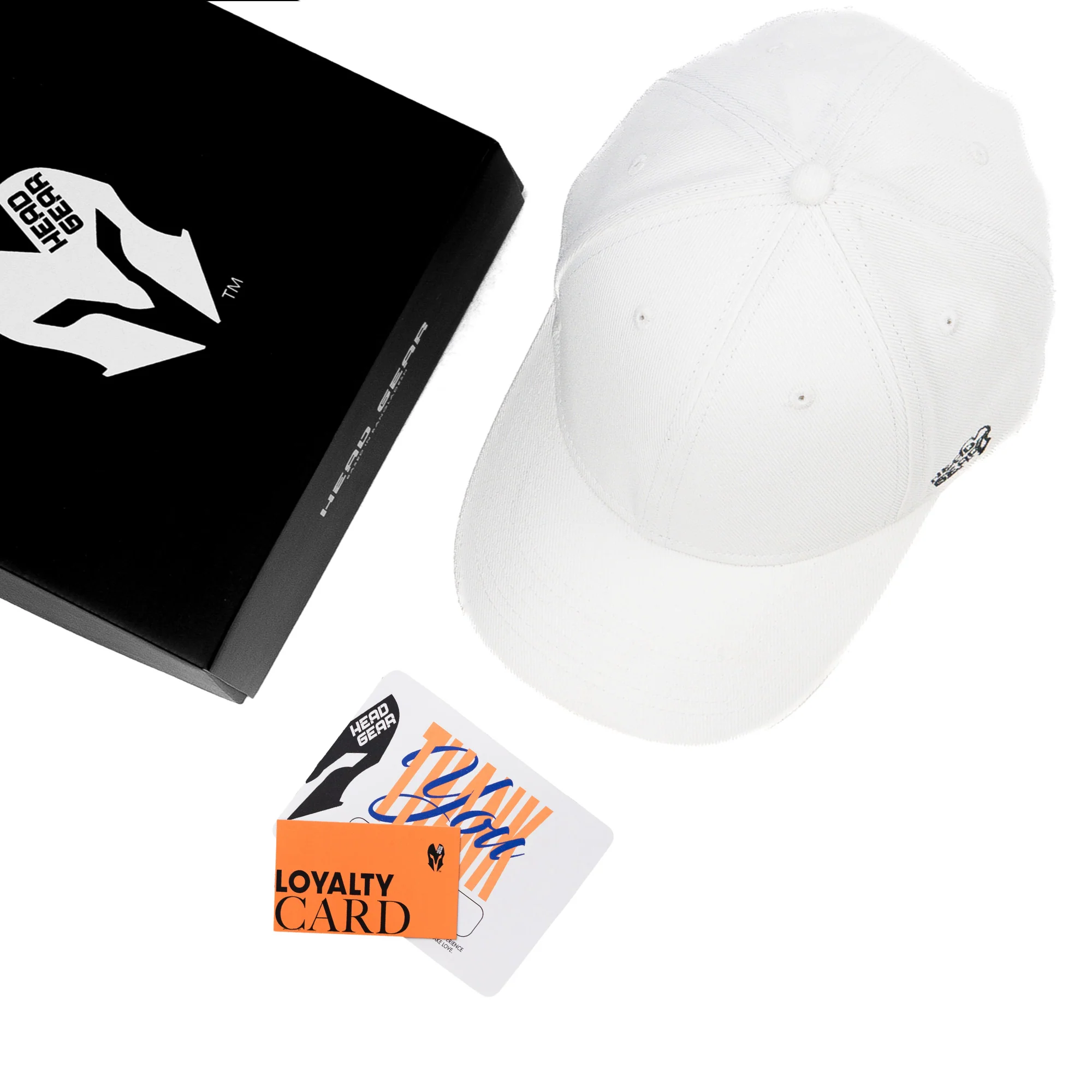 HEAD GEAR WHITE STRUCTURED CAP - Image 2