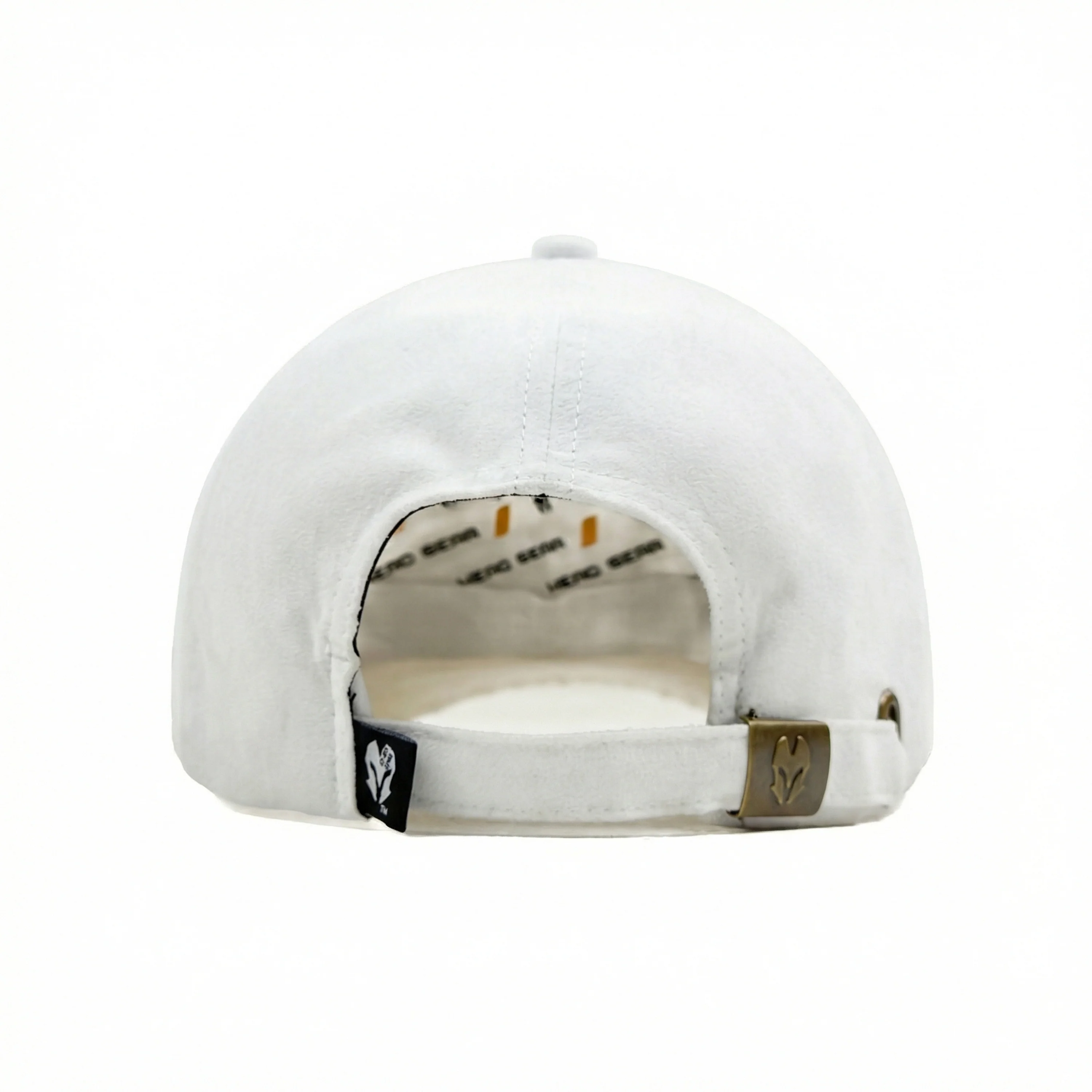 HEAD GEAR WHITE SUPER SUEDE CAP - Image 5