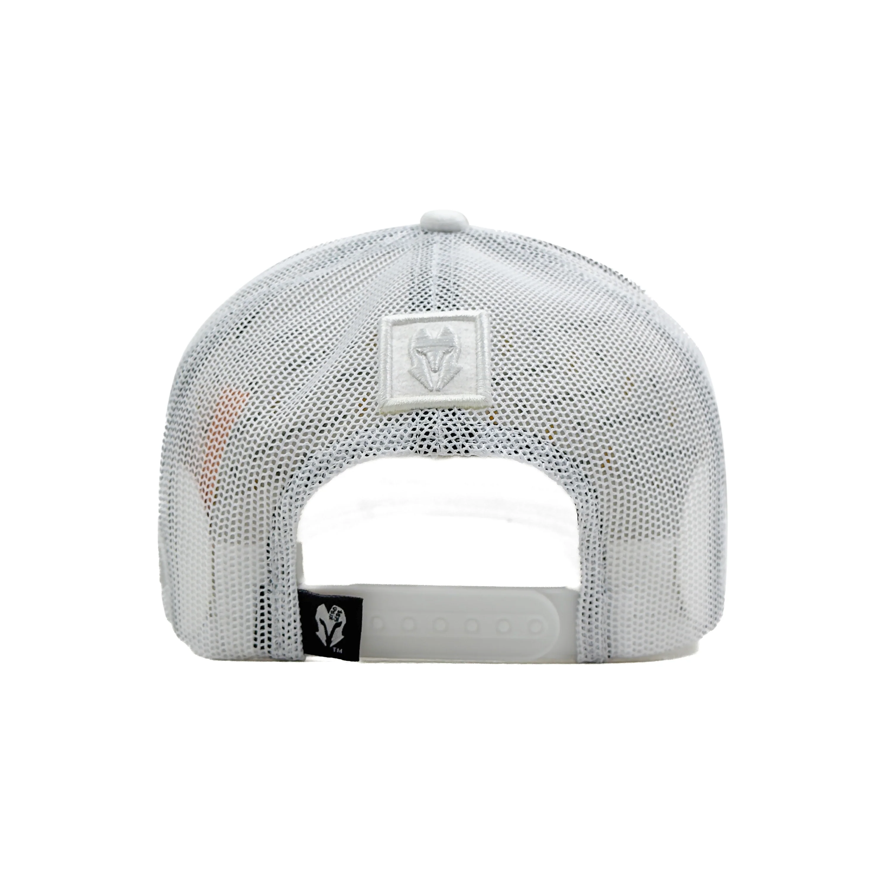 HEAD GEAR WHITE SUPER SUEDE TRUCKER CAP - Image 5
